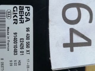 bontott PEUGEOT 307 Klíma Kapcsoló