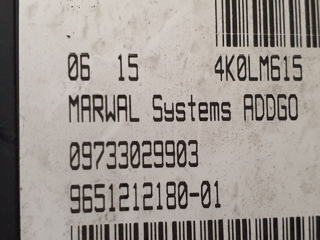 bontott PEUGEOT 307 Komfort Elektronika