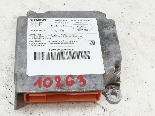 bontott PEUGEOT 307 Légzsák Elektronika