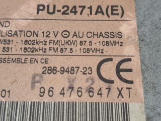 bontott PEUGEOT 307 Rádió / CD