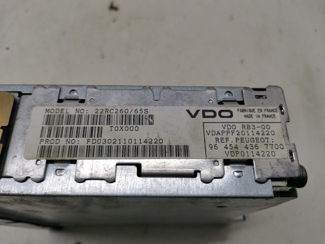 bontott PEUGEOT 307 Rádió / CD