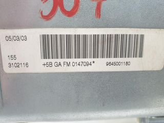 bontott PEUGEOT 307 Utasoldali Légzsák