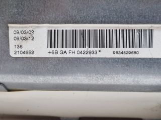 bontott PEUGEOT 307 Utasoldali Légzsák