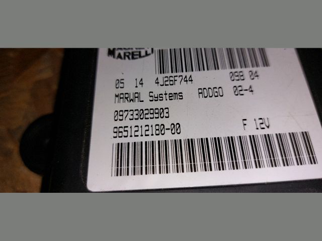 bontott PEUGEOT 307 Üzemanyag Befecskendező Vezérlő