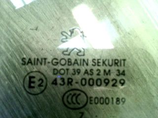 bontott PEUGEOT 308 Jobb első Ablak