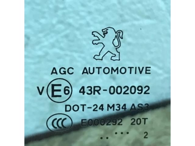 bontott PEUGEOT 308 Jobb hátsó Ablak