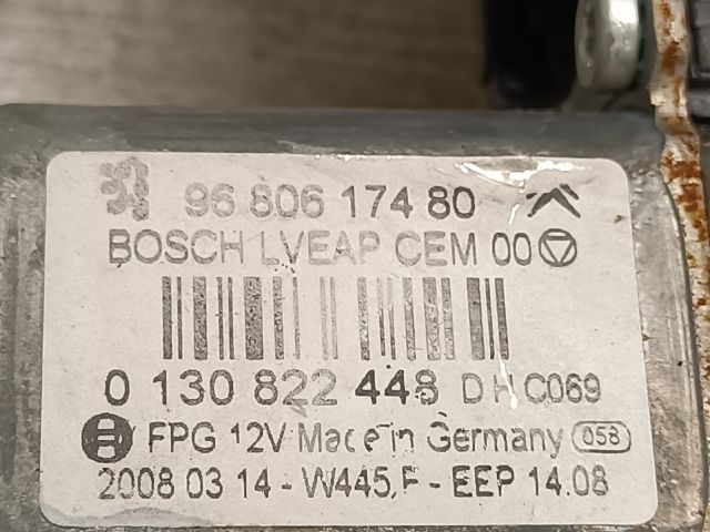 bontott PEUGEOT 308 Jobb hátsó Ablakemelő Szerkezet (Elektromos)