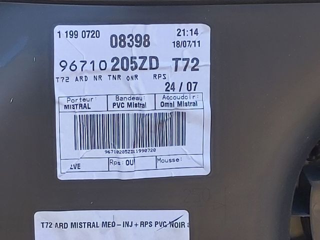 bontott PEUGEOT 308 Jobb hátsó Árnyékoló Roló