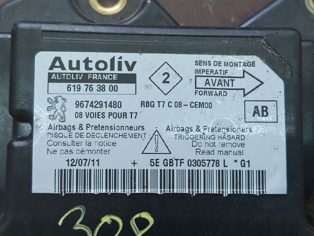 bontott PEUGEOT 308 Légzsák Elektronika