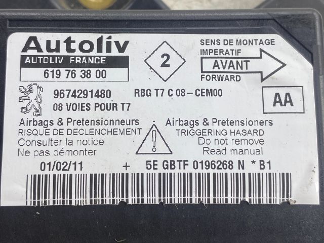 bontott PEUGEOT 308 Légzsák Elektronika