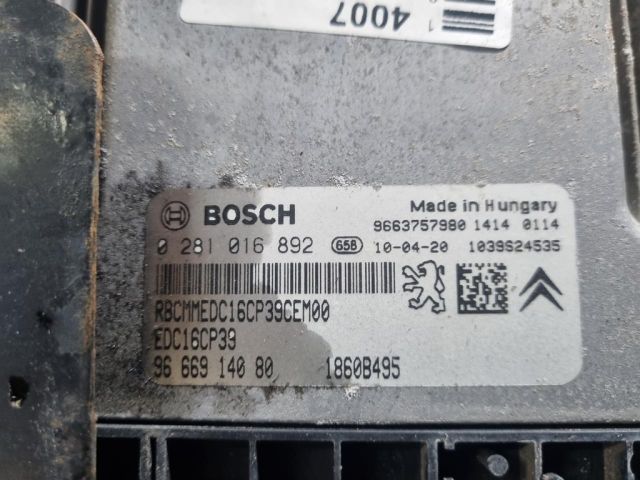 bontott PEUGEOT 4007 Motorvezérlő