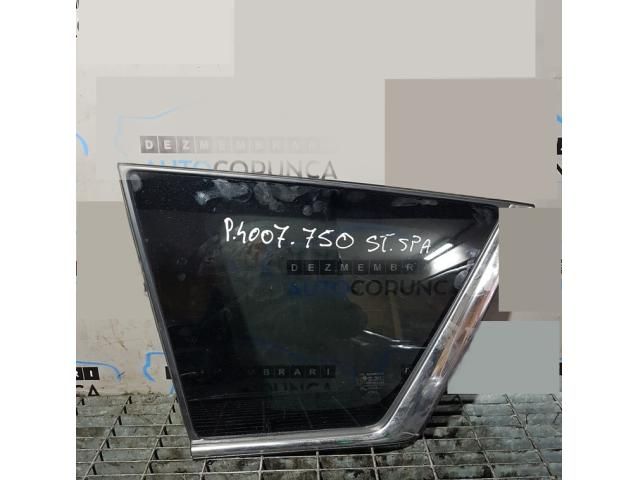 bontott PEUGEOT 4007 Bal C Oszlop Oldalablak Üveg