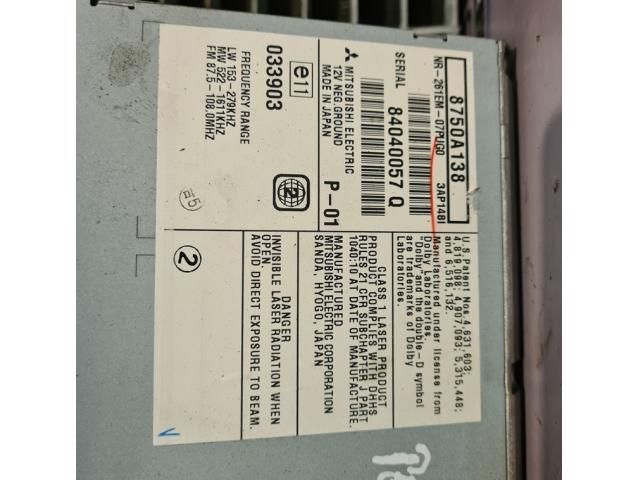 bontott PEUGEOT 4007 Navigációs Fejegység