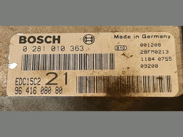 bontott PEUGEOT 406 Motorvezérlő