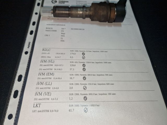 bontott PEUGEOT 406 Porlasztó (1 db)