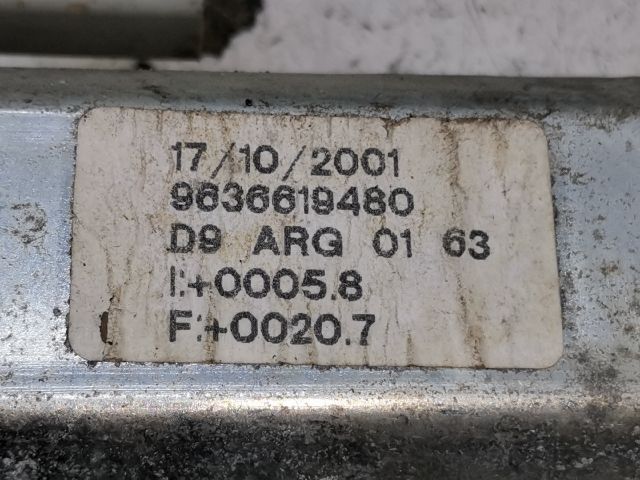 bontott PEUGEOT 406 Bal hátsó Ablakemelő Szerkezet (Elektromos)