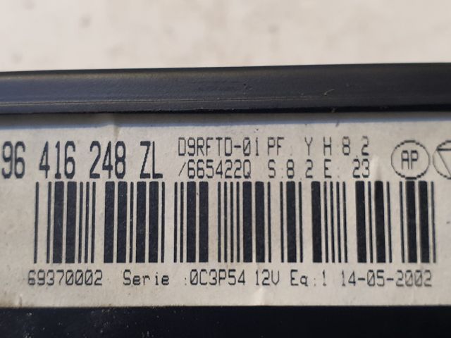 bontott PEUGEOT 406 Fűtéskapcsoló (digit klímás)