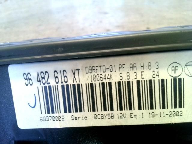 bontott PEUGEOT 406 Fűtéskapcsoló