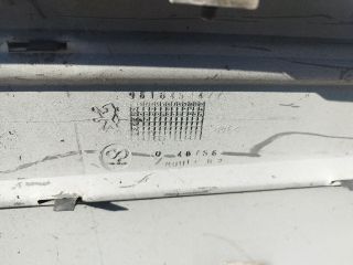 bontott PEUGEOT 406 Hátsó Lökhárító (Részeivel)