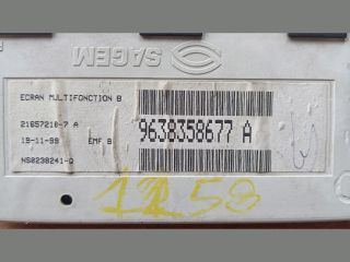 bontott PEUGEOT 406 Multifunkciós Kijelző