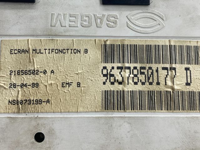 bontott PEUGEOT 406 Multifunkciós Kijelző