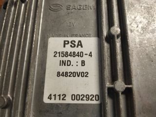 bontott PEUGEOT 407 Motorvezérlő