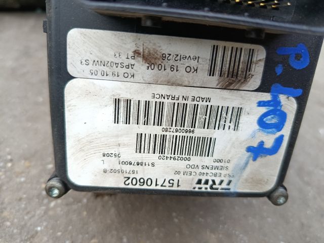 bontott PEUGEOT 407 ABS Kocka