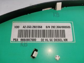 bontott PEUGEOT 407 Kilométeróra