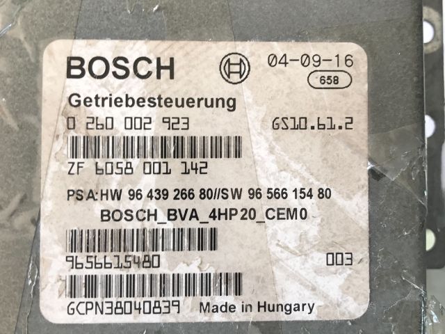 bontott PEUGEOT 407 Automata Váltó Elektronika