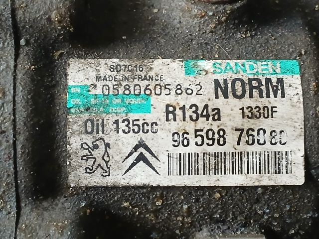 bontott PEUGEOT 407 Klímakompresszor