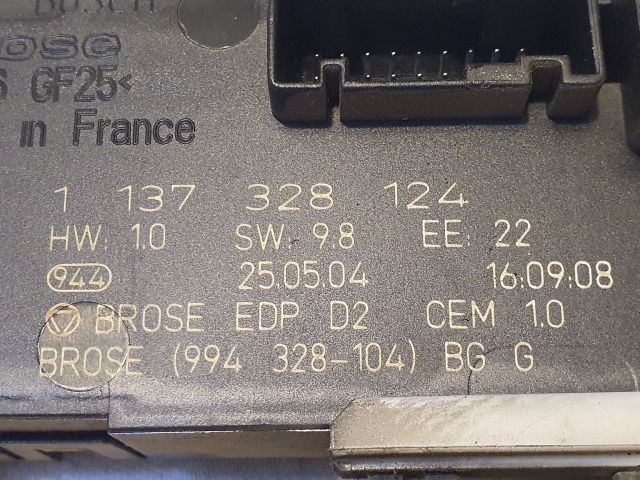 bontott PEUGEOT 407 Bal első Ablakemelő Motor