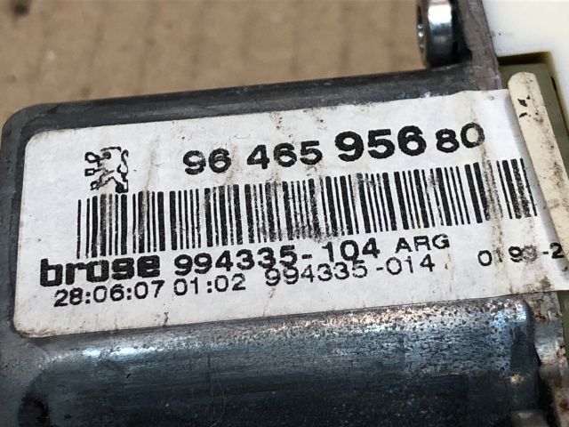 bontott PEUGEOT 407 Bal hátsó Ablakemelő Motor