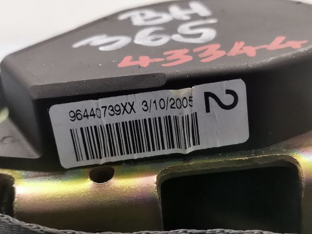 bontott PEUGEOT 407 Bal hátsó Biztonsági Öv