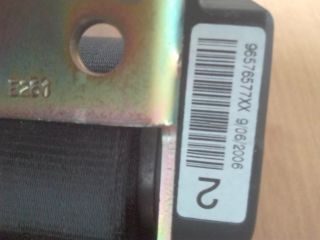 bontott PEUGEOT 407 Bal hátsó Biztonsági Öv