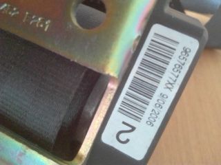 bontott PEUGEOT 407 Bal hátsó Biztonsági Öv