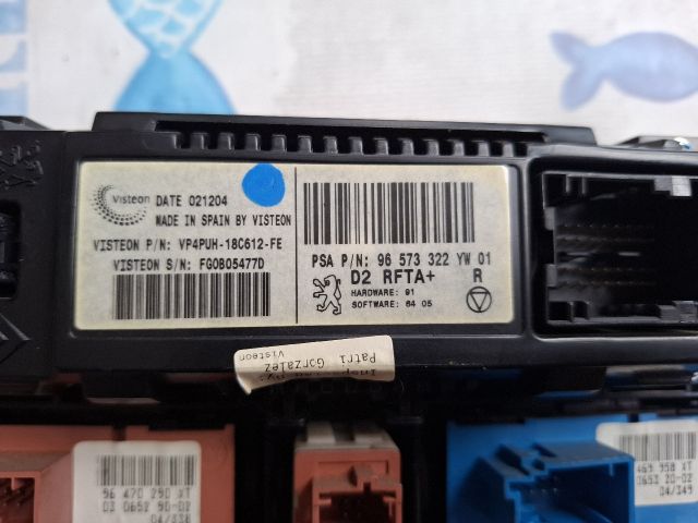 bontott PEUGEOT 407 Fűtéskapcsoló (digit klímás)