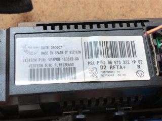 bontott PEUGEOT 407 Fűtéskapcsoló (digit klímás)