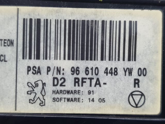 bontott PEUGEOT 407 Fűtéskapcsoló (digit klímás)