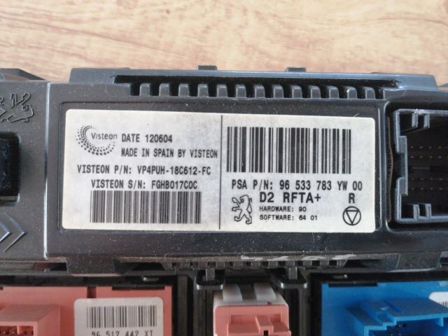 bontott PEUGEOT 407 Fűtéskapcsoló (digit klímás)