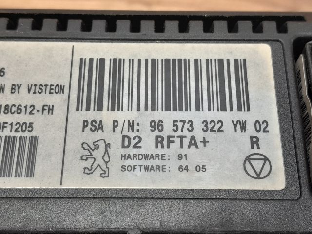 bontott PEUGEOT 407 Fűtéskapcsoló (manuális klímás)