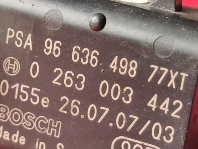 bontott PEUGEOT 407 Hátsó Tolatóradar Fej