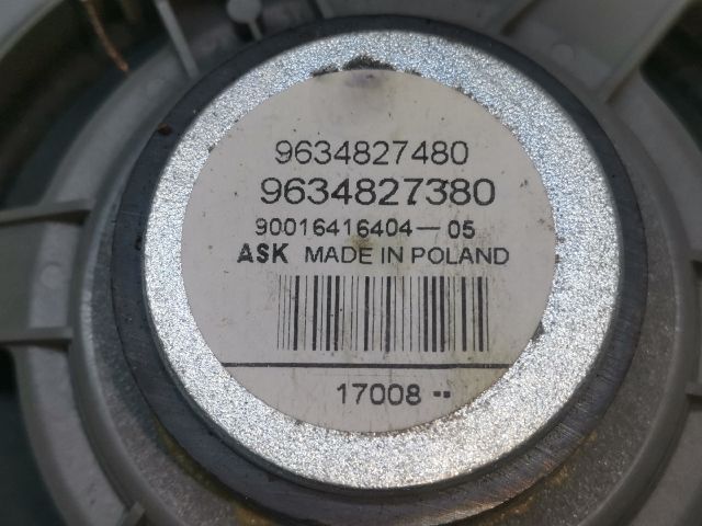 bontott PEUGEOT 407 Jobb hátsó Hangszóró