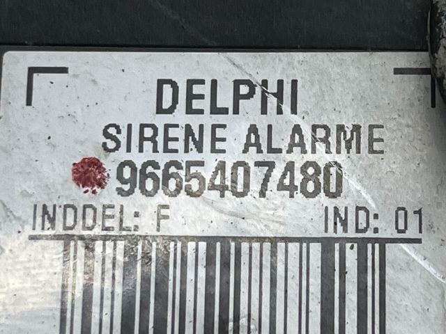 bontott PEUGEOT 407 Riasztó Hangszóró