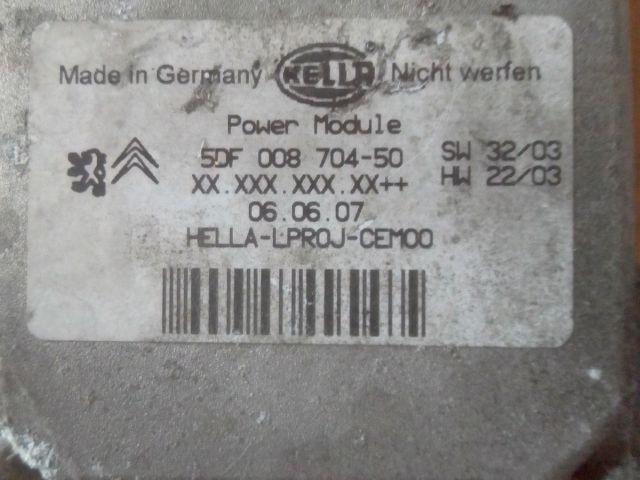 bontott PEUGEOT 407 Xenon Trafó