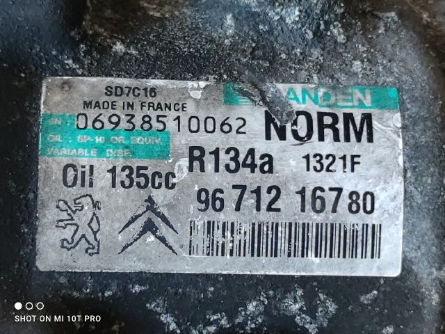 bontott PEUGEOT 5008 Klímakompresszor