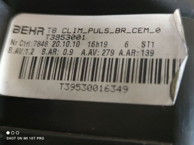 bontott PEUGEOT 5008 Előtét Ellenállás Fűtőmotor