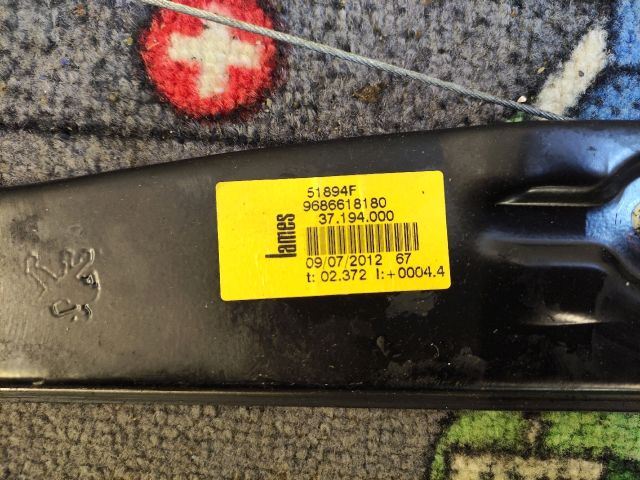 bontott PEUGEOT 508 Bal első Ablakemelő Szerkezet (Elektromos)