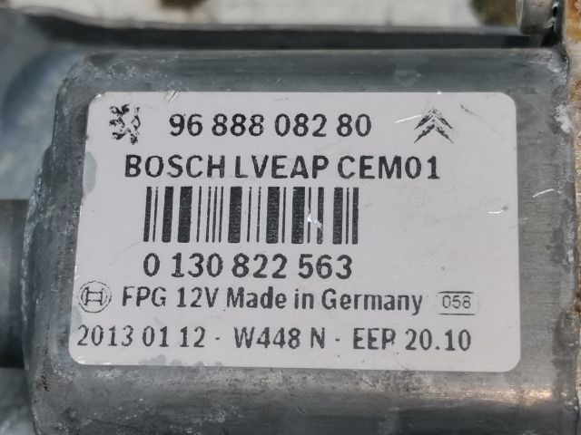 bontott PEUGEOT 508 Bal első Ablakemelő Szerkezet (Elektromos)