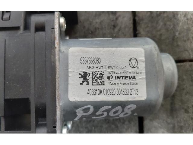 bontott PEUGEOT 508 Bal hátsó Ablakemelő Motor
