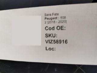 bontott PEUGEOT 508 Első Lökhárító (Üresen)